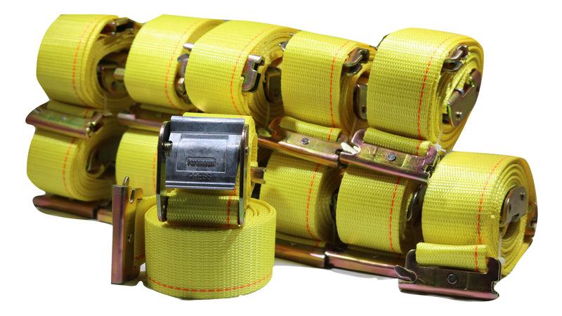 Load image into Gallery viewer, 2&quot; x 12 Ft Interior Van Cam Buckle E-Track Strap w/ Spring E Fittings | 12 PACK
