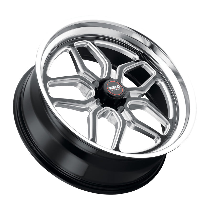 Load image into Gallery viewer, Weld S107 22X10.5 Laguna 5X127 ET13 BS6.25 Gloss Black MIL Dia 78.1
