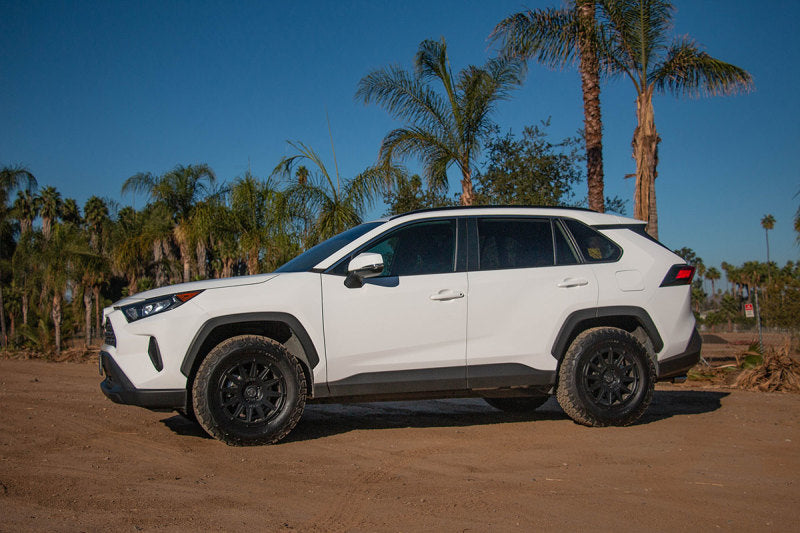 Load image into Gallery viewer, ICON Ricochet 17x8 5x4.5 38mm Offset 6in BS Satin Black Wheel
