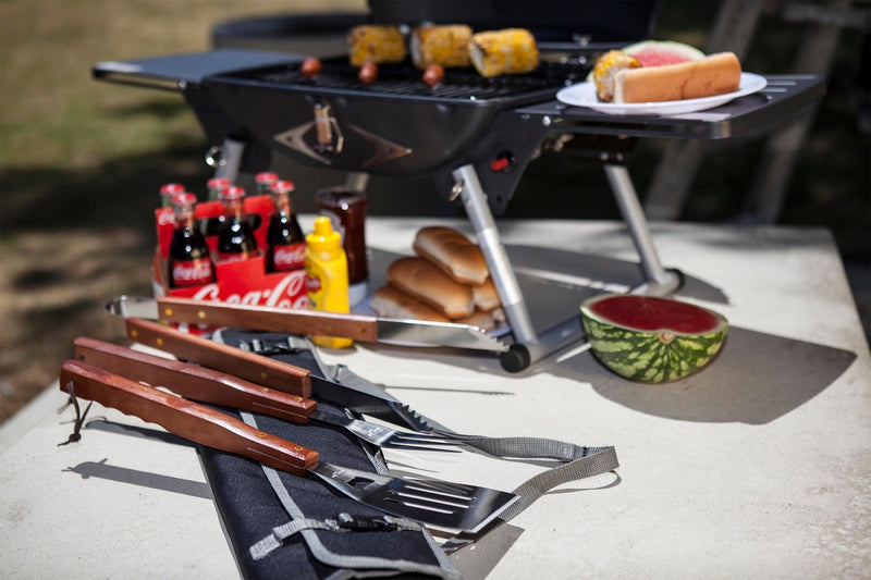 Load image into Gallery viewer, 3-Piece BBQ Tote &amp; Grill Set
