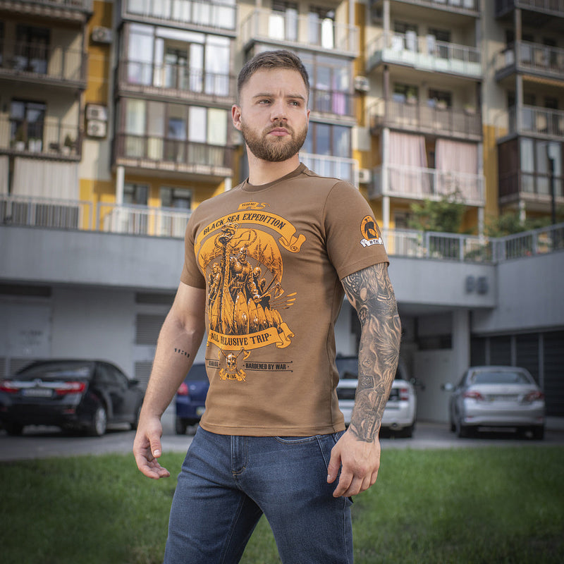 Load image into Gallery viewer, M-Tac T-shirt Black Sea Expedition

