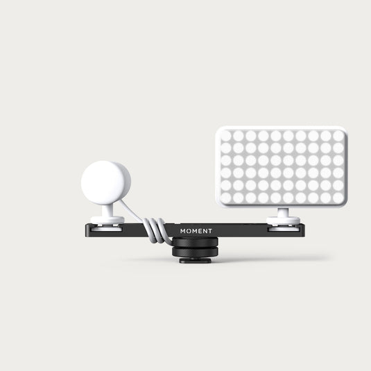 Dual Cold Shoe Mount Bar