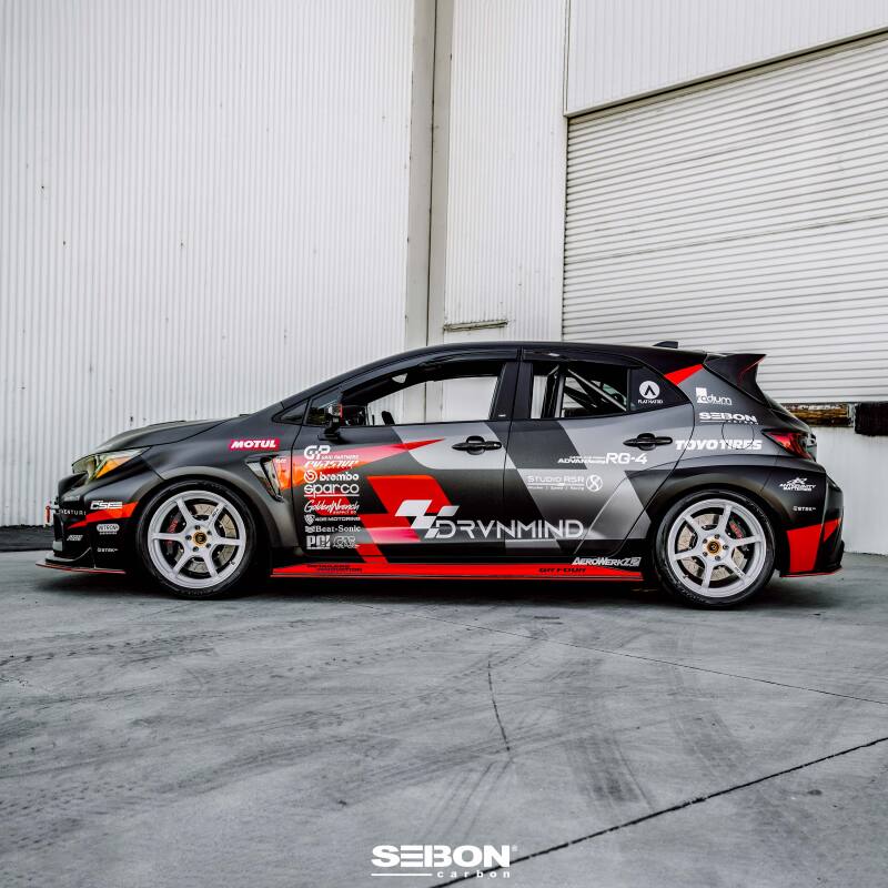 Load image into Gallery viewer, Seibon 2023+ Toyota GR Corolla MB-Style Carbon Fiber Side Skirts
