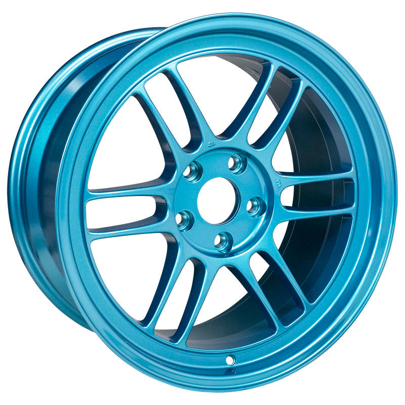 Load image into Gallery viewer, Enkei RPF1 18x9.5 5x114.3 38mm Offset 73mm Bore Emerald Blue Wheel (MOQ 40)
