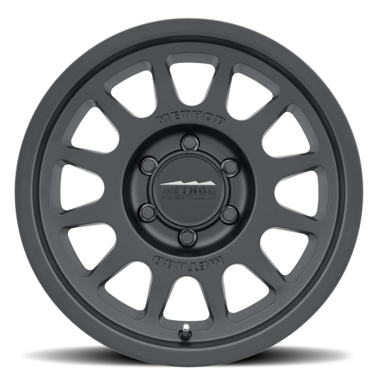 Method MR703 17x7.5 +50mm Offset 6x130 84.1mm CB Matte Black Wheel