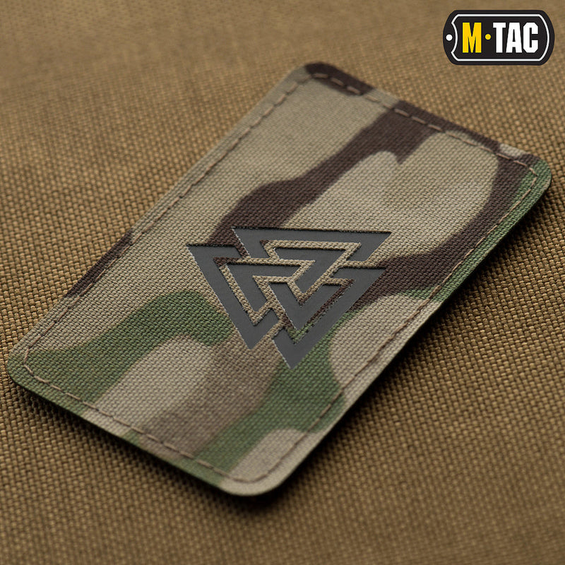 Load image into Gallery viewer, M-Tac Patch Valknut Horizontal Laser Cut
