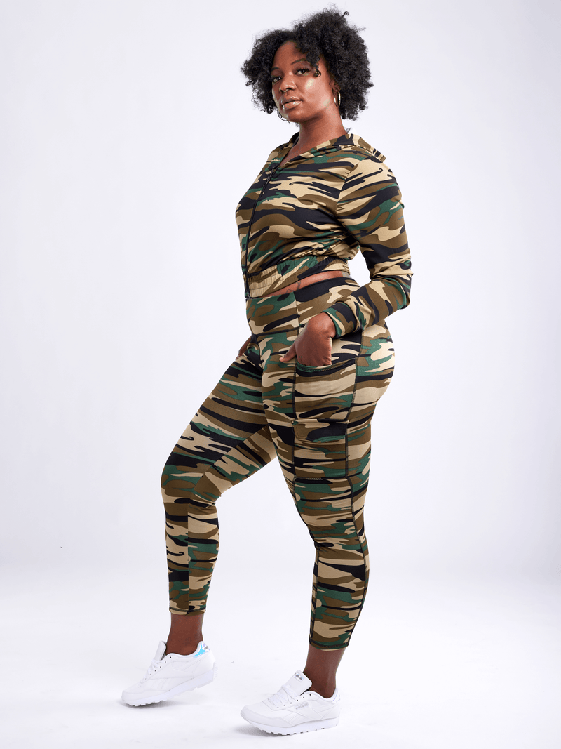 Load image into Gallery viewer, JupiterGear Athletic Zip-Up Crop Hoodie Jacket
