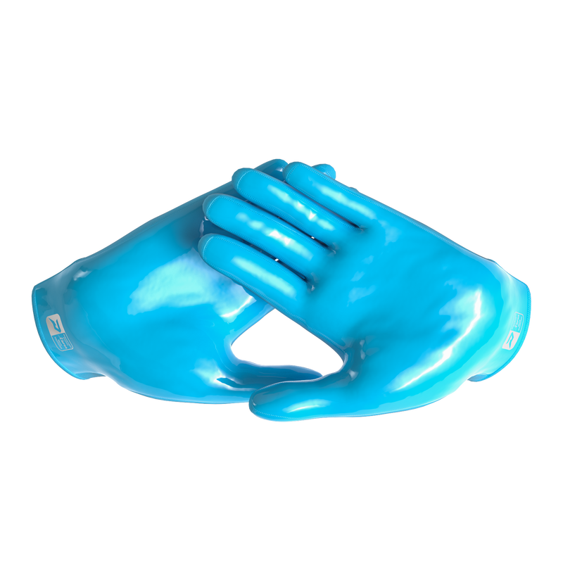 Load image into Gallery viewer, Phenom Elite Quantum Fierce Youth Padded Football Gloves - Team Colors

