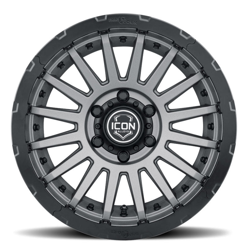 Load image into Gallery viewer, ICON Recon Pro 17x8.5 6 x 135 6mm Offset 5in BS 87.1mm Bore Charcoal Wheel
