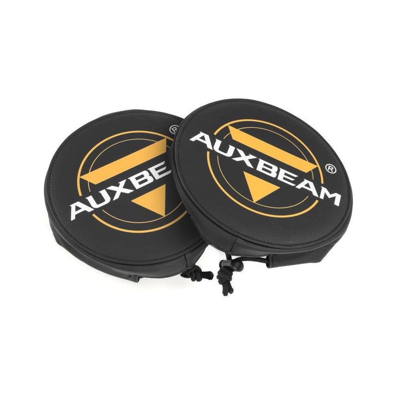 Load image into Gallery viewer, (2pcs/set) 7 Inch/ 9 Inch Round LED Driving Light Black Leather Cover Light Shield Cover
