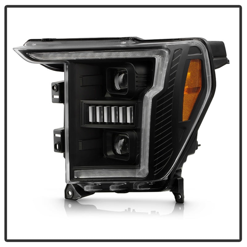 Load image into Gallery viewer, Spyder Signature 20-21 Ford F150(Halogen Model) Proj. Headlights - Black(PRO-YD-FF15021HALSI-SEQ-BK)
