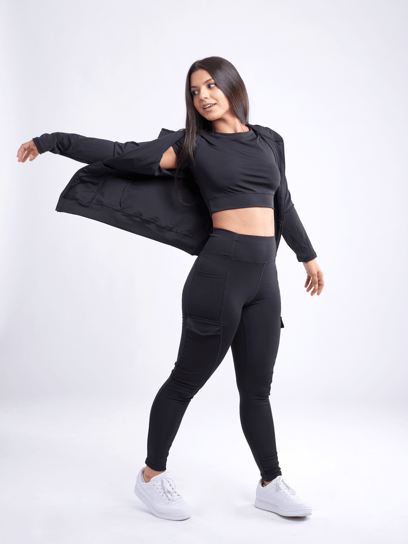 Load image into Gallery viewer, JupiterGear Athletic Fitted Zip-Up Hoodie Jacket with Pockets

