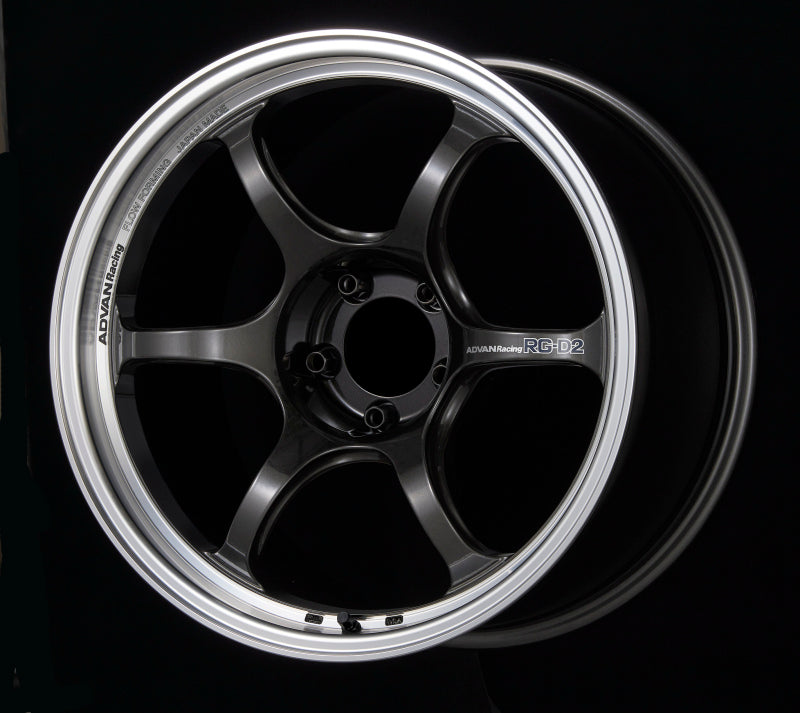 Load image into Gallery viewer, Advan RG-D2 18x9.0 +43 5x114.3 Machining and Black Gunmetallic Wheel
