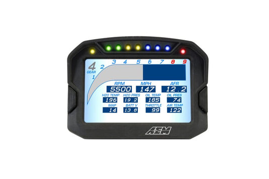 AEM CD-5G Carbon Digital Dash Display w/ Interal 10Hz GPS & Antenna 30-5602