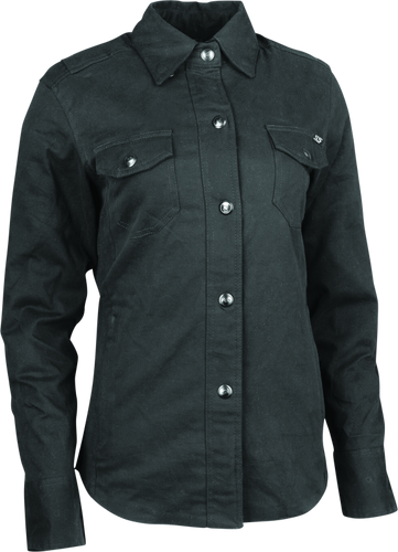 Speed and Strength Speed Society Armored Moto Shirt Black Womens - 2XL