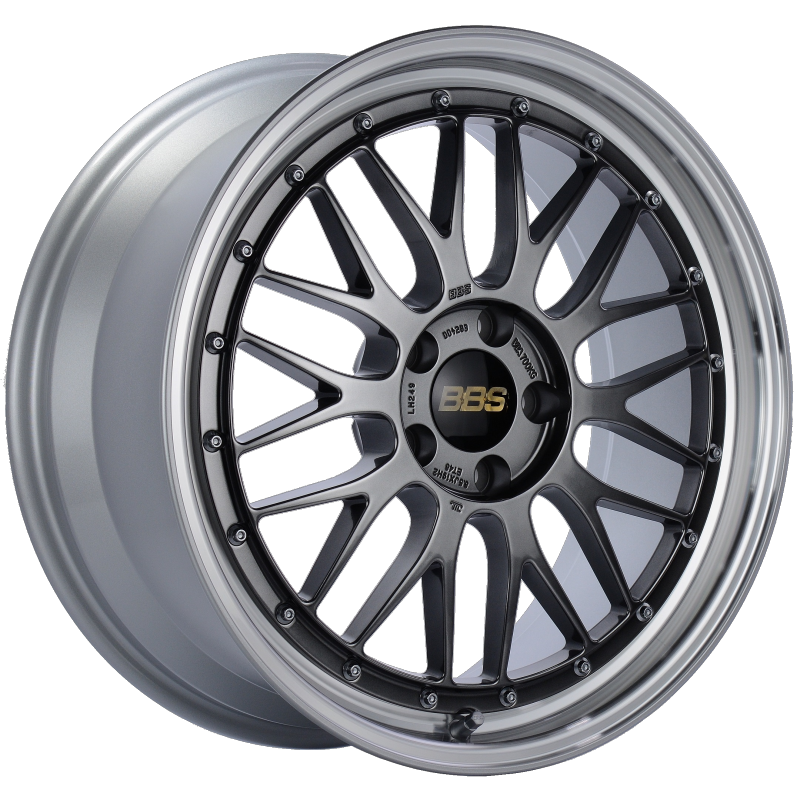 Load image into Gallery viewer, BBS LM 19x8.5 5x112 ET48 Diamond Black Center Diamond Cut Lip Wheel -82mm PFS/Clip Required
