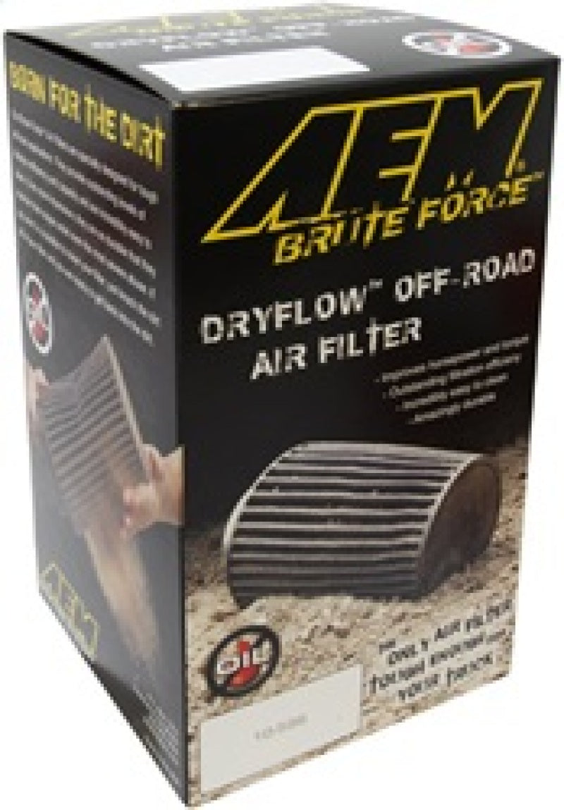 Load image into Gallery viewer, AEM Induction AEM Dryflow 4in. X 9in. Round Tapered Air Filter 21-2059BF
