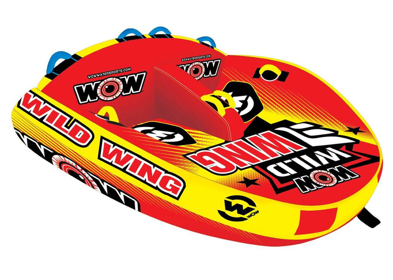 Load image into Gallery viewer, WOW Sports Wild Wing 2 Person Towable Water Tube For Pool and Lake (18-1120)
