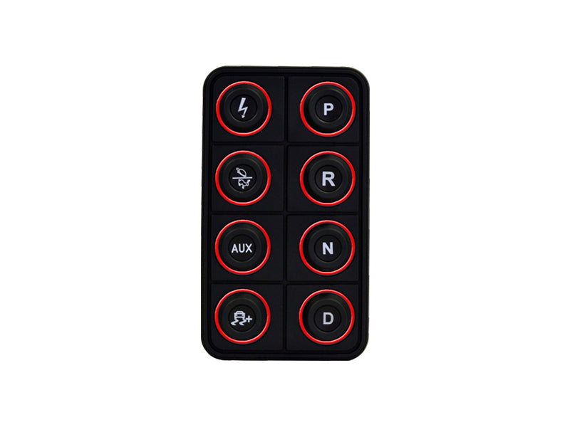 Load image into Gallery viewer, AEM EV 8 Button Keypad CAN Based Programmable Backlighting 30-8400
