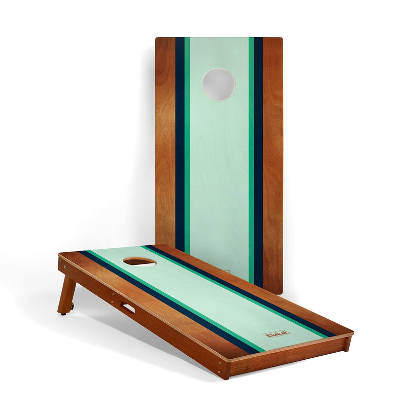 Load image into Gallery viewer, 2ft x 4ft Graphic Wood Classic Cornhole Set | Classic Beach Stripes Collection
