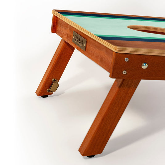 2ft x 4ft Graphic Wood Classic Cornhole Set | Classic Beach Stripes Collection