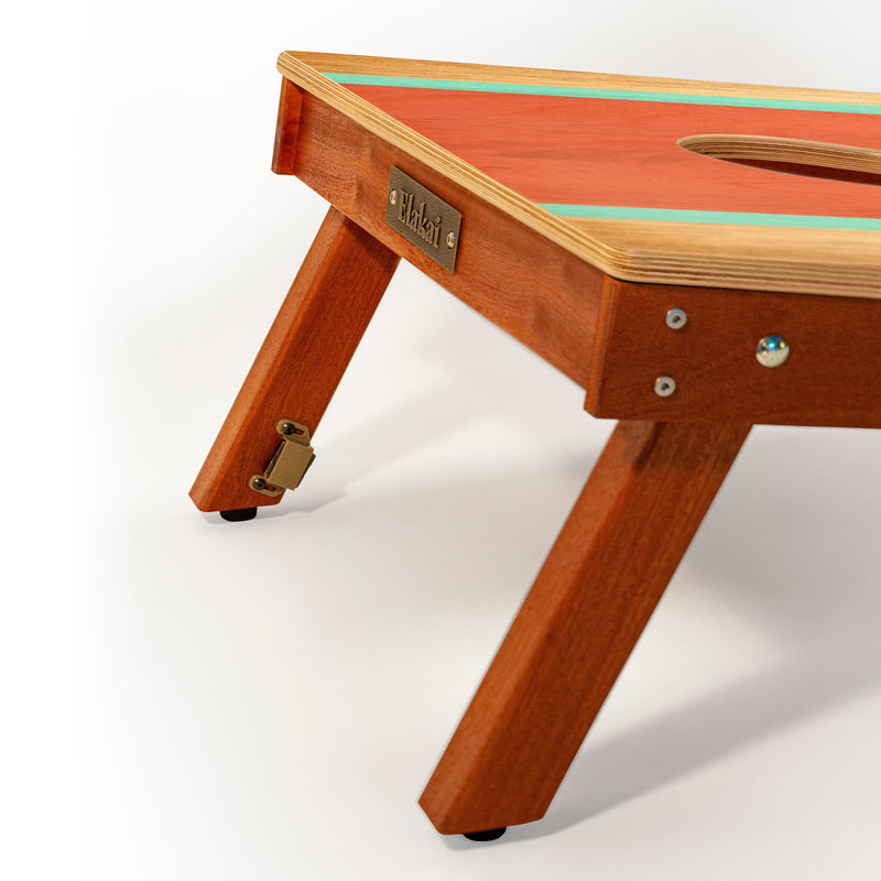 Load image into Gallery viewer, 2ft x 4ft Graphic Wood Classic Cornhole Set | Classic Beach Stripes Collection
