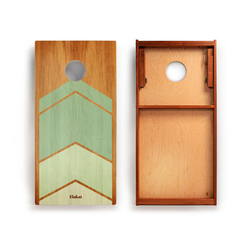 Load image into Gallery viewer, 2ft x 4ft Graphic Wood Classic Cornhole Set | Modern Angle Collection
