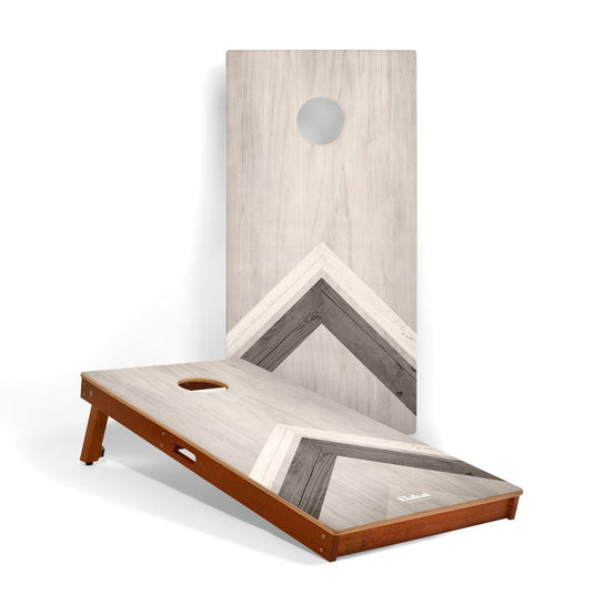 2ft x 4ft Graphic Wood Classic Cornhole Set | Modern Angle Collection