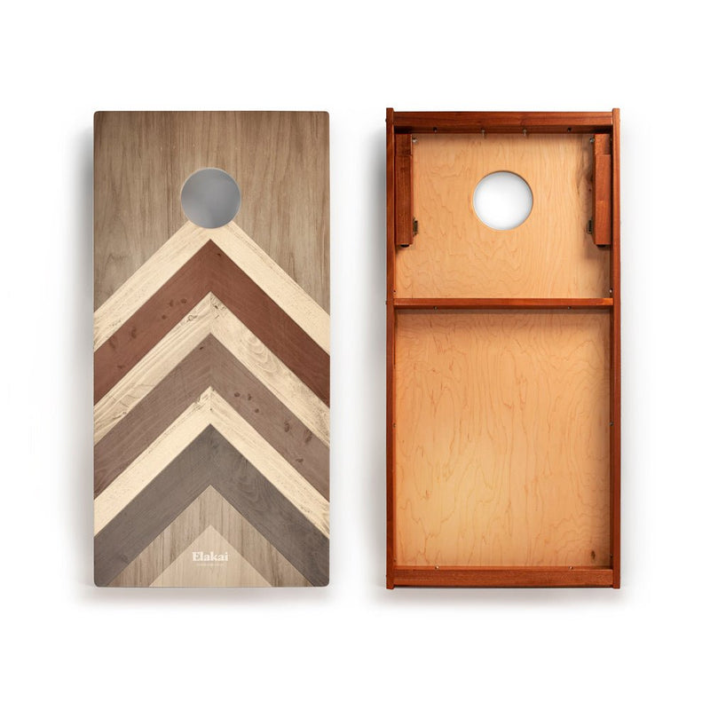 Load image into Gallery viewer, 2ft x 4ft Graphic Wood Classic Cornhole Set | Modern Angle Collection
