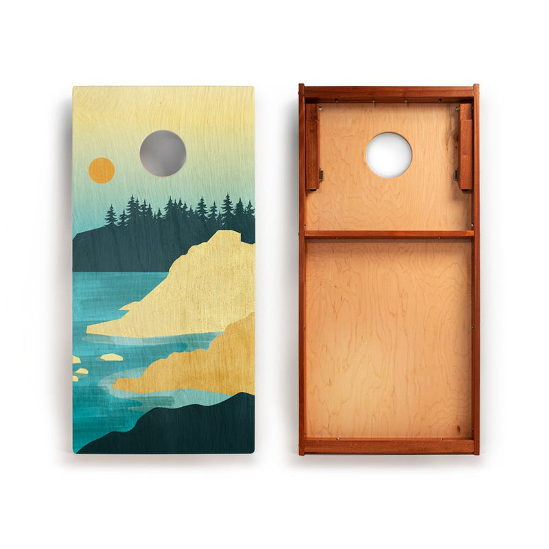 Load image into Gallery viewer, 2ft x 4ft Graphic Wood Classic Cornhole Set | National Parks Inspired Collection
