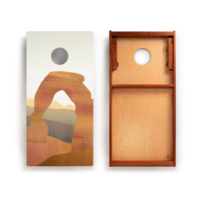 Load image into Gallery viewer, 2ft x 4ft Graphic Wood Classic Cornhole Set | National Parks Inspired Collection
