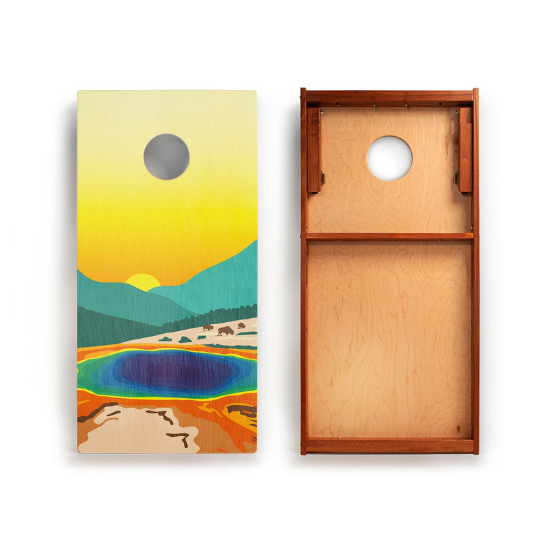 Load image into Gallery viewer, 2ft x 4ft Graphic Wood Classic Cornhole Set | National Parks Inspired Collection
