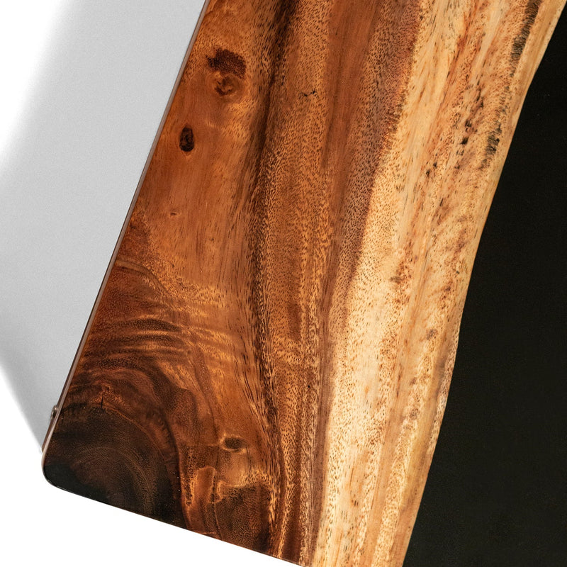 Load image into Gallery viewer, 2ft x 4ft Resin &amp; Wood Classic Cornhole Set | Live Edge River Collection
