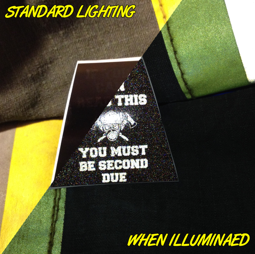 BLACKED OUT 2ND DUE REFLECTIVE HELMET (TET) TETRAHEDRON