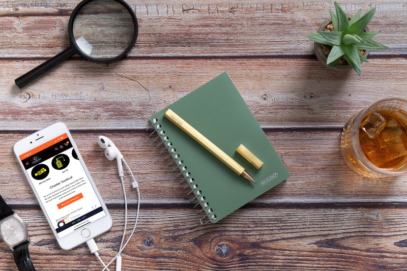 Load image into Gallery viewer, 2nd Amen EDC Pen Solid Brass Roller Ball Black Gel Ink Pen
