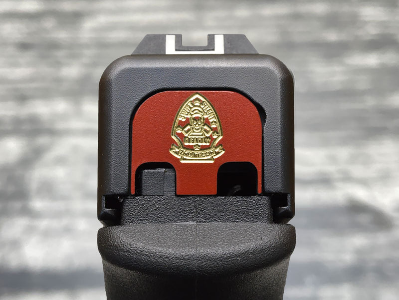 Load image into Gallery viewer, Milspin USMC Glock Slide Back Plates (Most Popular)
