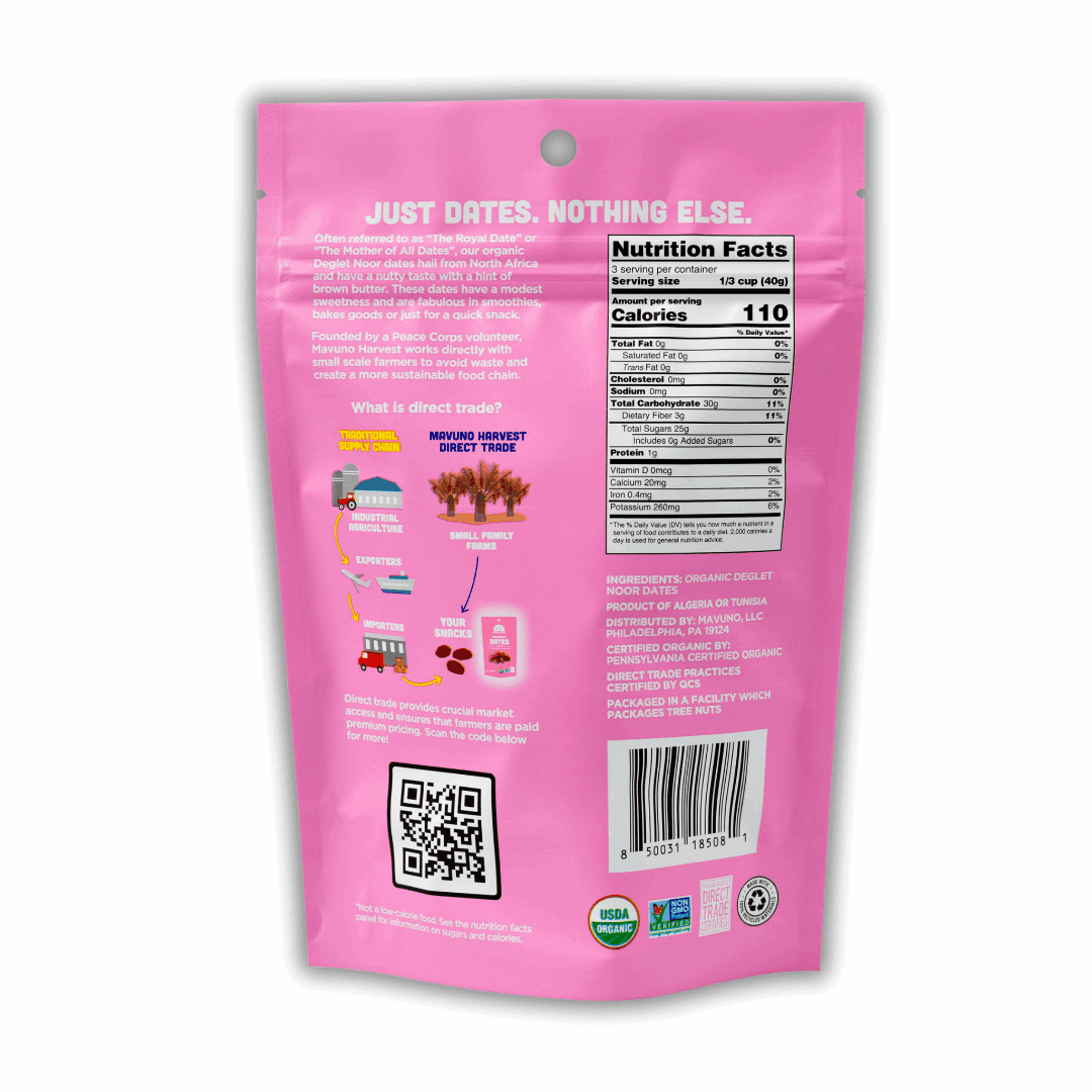 Organic Pitted Dates - Skoutley Outdoors LLC