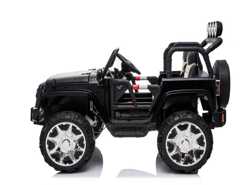 Load image into Gallery viewer, 2 Seater 24 Volt 4x4 Electric Ride On Jeep Style Rubber Tires Fully Loaded Truck ATV UTV For Kids W/Magic Cars® Wireless Parental Control
