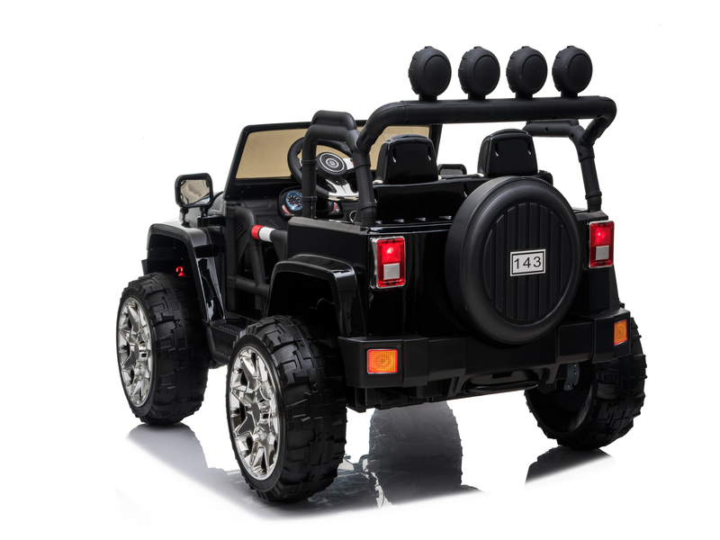 Load image into Gallery viewer, 2 Seater 24 Volt 4x4 Electric Ride On Jeep Style Rubber Tires Fully Loaded Truck ATV UTV For Kids W/Magic Cars® Wireless Parental Control
