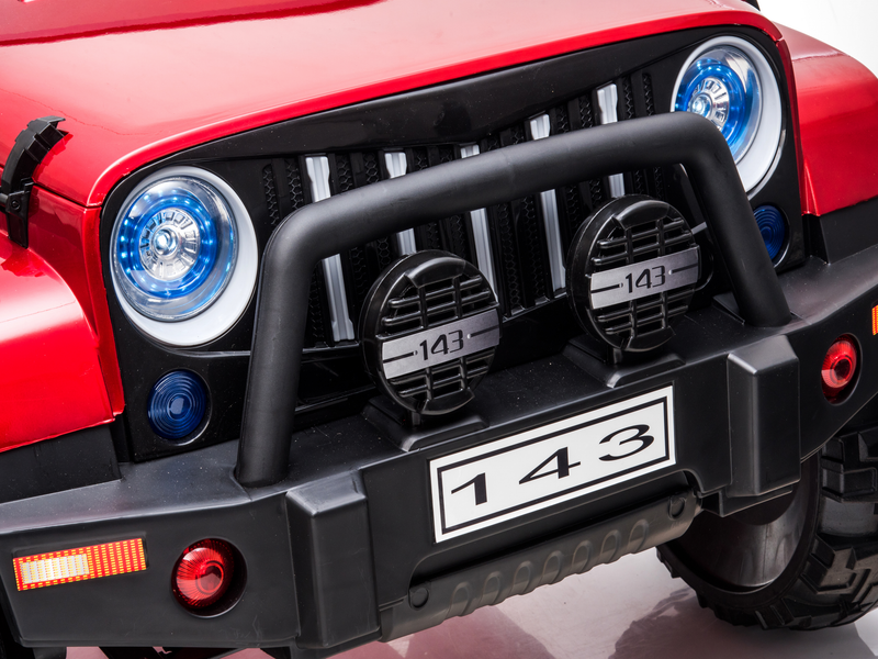 Load image into Gallery viewer, 24 Volt 2 Seater 4x4 Electric Ride On Jeep Style Rubber Tires Fully Loaded Truck UTV ATV For Kids W/Magic Cars® Wireless Parental Control
