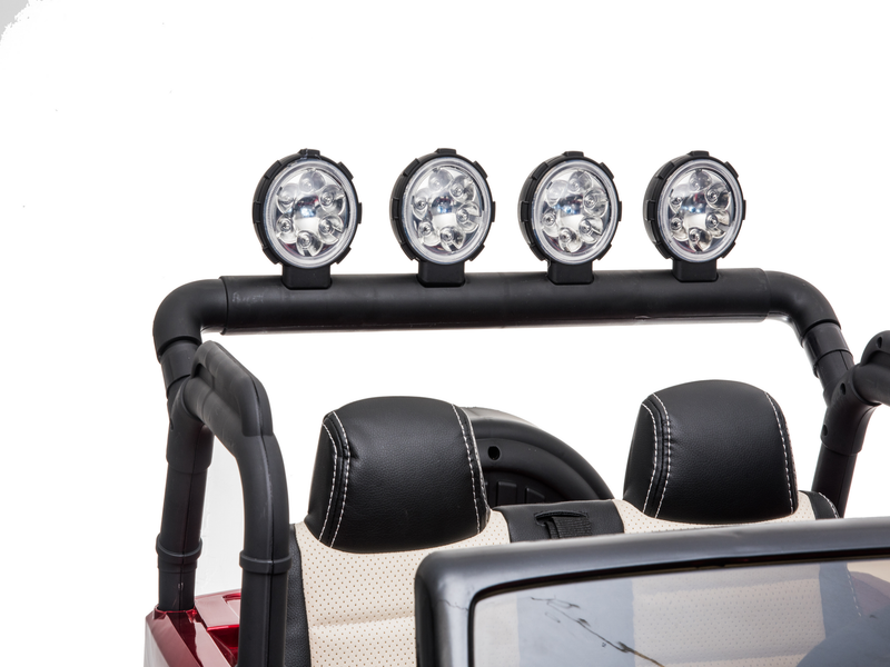 Load image into Gallery viewer, Cars For Kids Jeep Style 4x4 Monster Truck W/Rubber Tires 24 Volt
