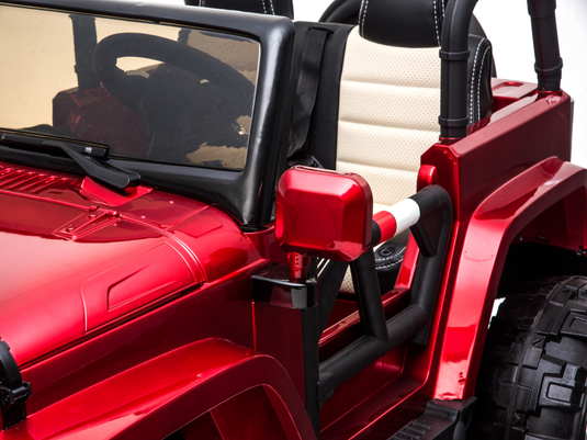 24 Volt 2 Seater 4x4 Electric Ride On Jeep Style Rubber Tires Fully Loaded Truck UTV ATV For Kids W/Magic Cars® Wireless Parental Control