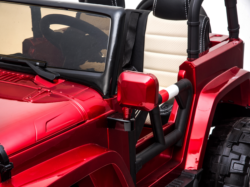Load image into Gallery viewer, 2 Seater 24 Volt 4x4 Electric Ride On Jeep Style Rubber Tires Fully Loaded Truck ATV UTV For Kids W/Magic Cars® Wireless Parental Control
