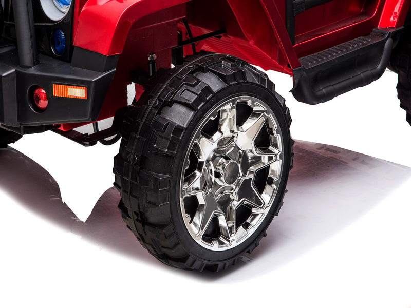 Load image into Gallery viewer, 2 Seater 24 Volt 4x4 Electric Ride On Jeep Style Rubber Tires Fully Loaded Truck ATV UTV For Kids W/Magic Cars® Wireless Parental Control
