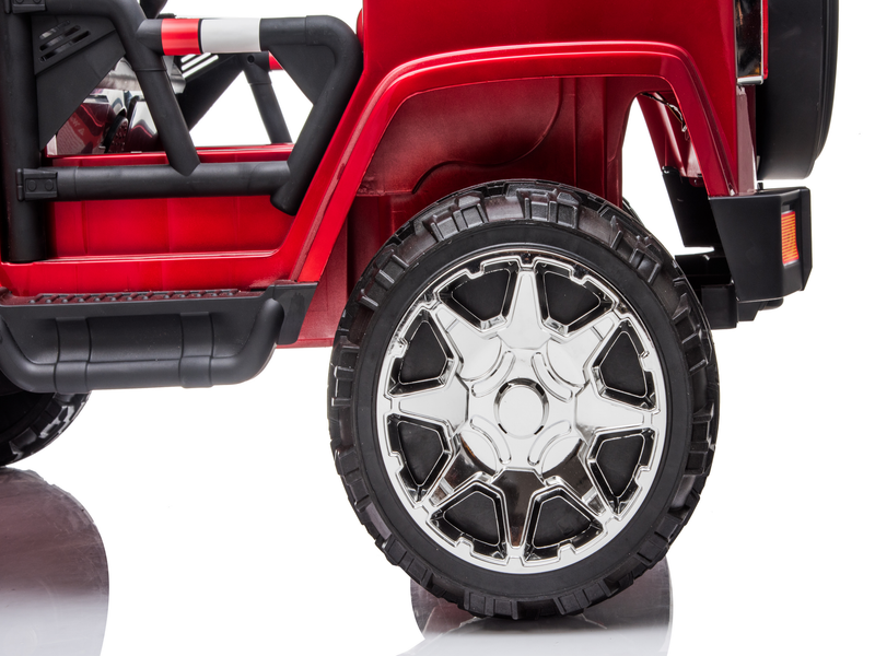 Load image into Gallery viewer, 2 Seater 24 Volt 4x4 Electric Ride On Jeep Style Rubber Tires Fully Loaded Truck ATV UTV For Kids W/Magic Cars® Wireless Parental Control
