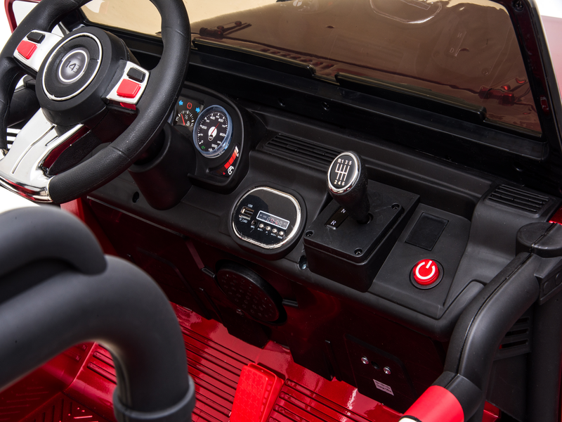 Load image into Gallery viewer, Cars For Kids Jeep Style 4x4 Monster Truck W/Rubber Tires 24 Volt
