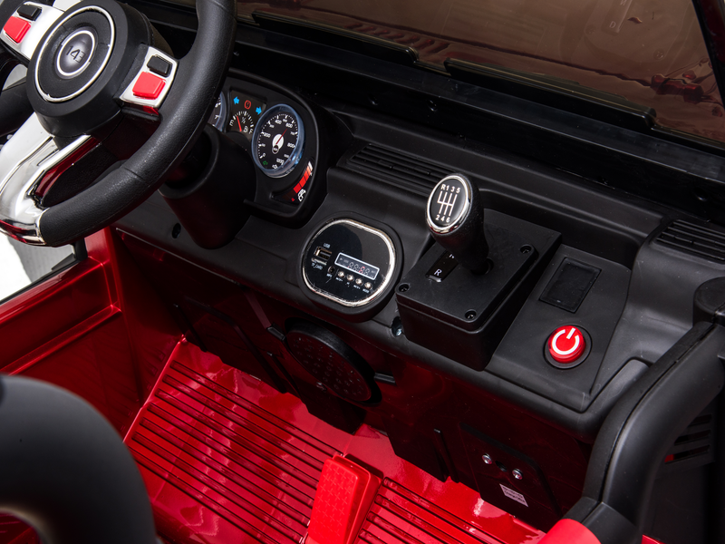 Load image into Gallery viewer, 24 Volt 2 Seater 4x4 Electric Ride On Jeep Style Rubber Tires Fully Loaded Truck UTV ATV For Kids W/Magic Cars® Wireless Parental Control
