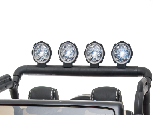 24 Volt 2 Seater 4x4 Electric Ride On Jeep Style Rubber Tires Fully Loaded Truck UTV ATV For Kids W/Magic Cars® Wireless Parental Control