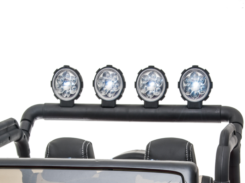 Load image into Gallery viewer, Cars For Kids Jeep Style 4x4 Monster Truck W/Rubber Tires 24 Volt
