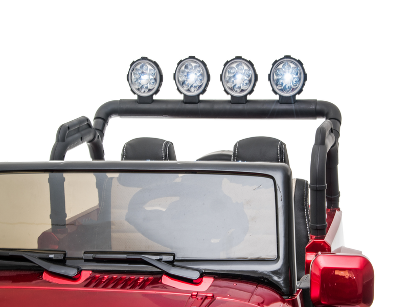 Load image into Gallery viewer, 2 Seater 24 Volt 4x4 Electric Ride On Jeep Style Rubber Tires Fully Loaded Truck ATV UTV For Kids W/Magic Cars® Wireless Parental Control
